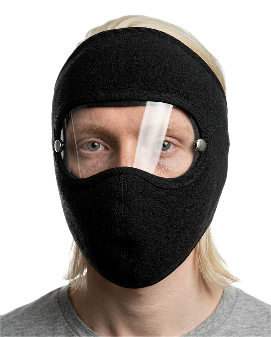 Unisex Face Mask with Detachable Eye Shield (Windproof & Breathable)