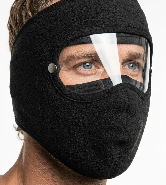 Unisex Face Mask with Detachable Eye Shield (Windproof & Breathable)
