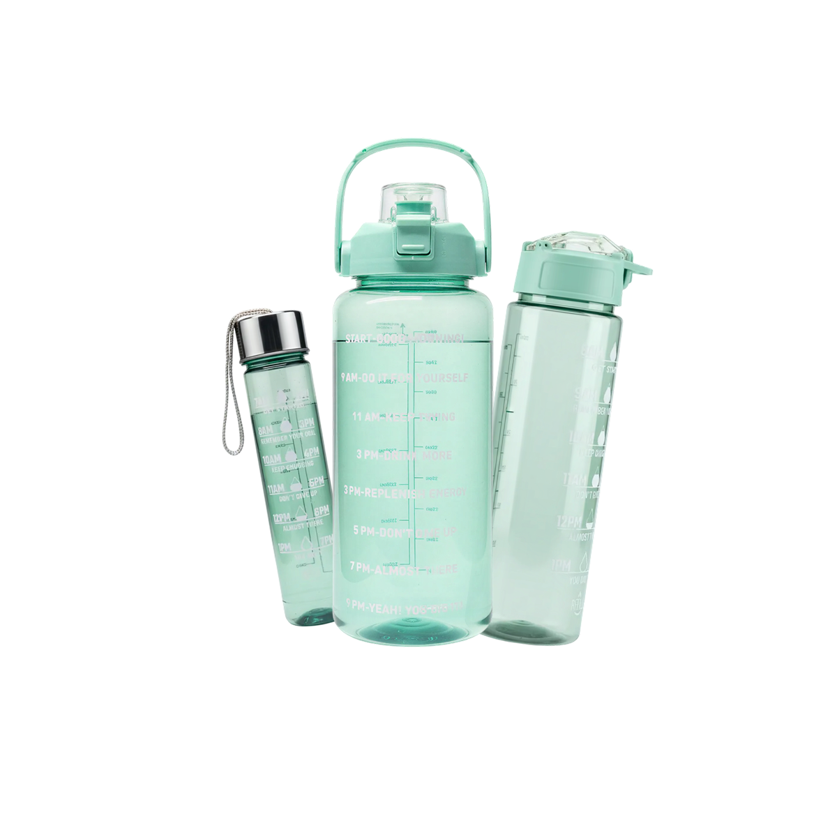 3 in 1 family water bottle